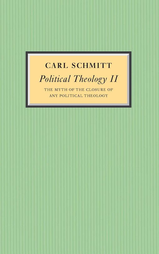 Front cover_Political Theology II