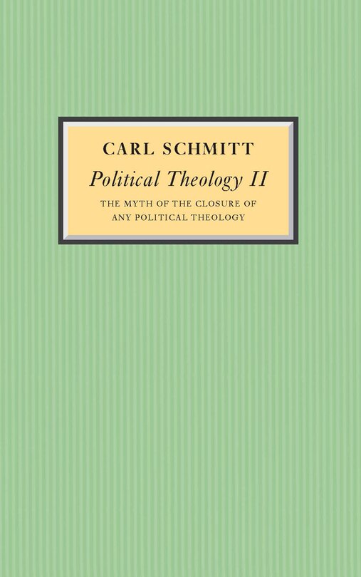Front cover_Political Theology II