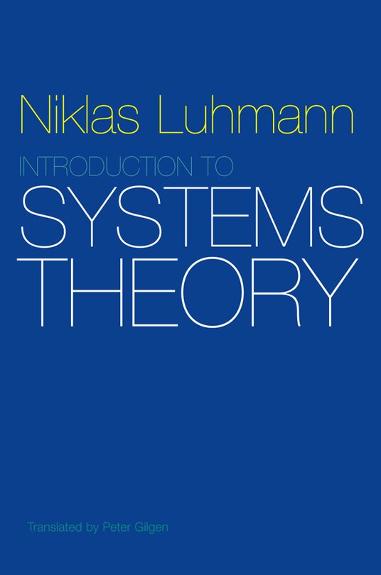 Front cover_Introduction to Systems Theory