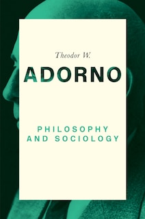 Front cover_Philosophy and Sociology: 1960