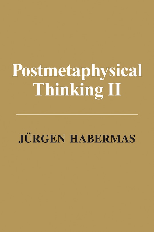 Front cover_Postmetaphysical Thinking II