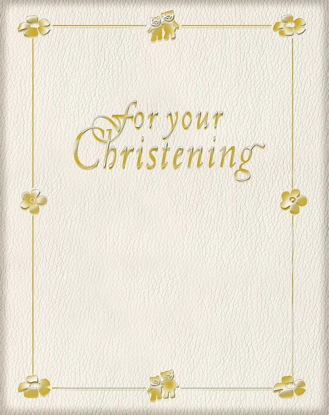 Front cover_For Your Christening