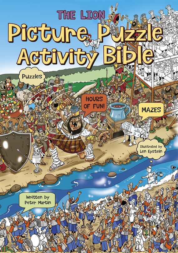 Front cover_The Lion Picture Puzzle Activity Bible