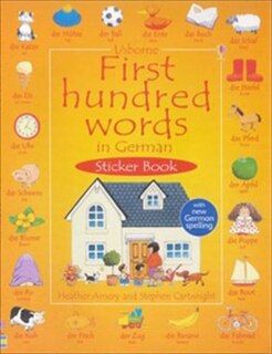 Front cover_First Hundred Words In German Sticker Book