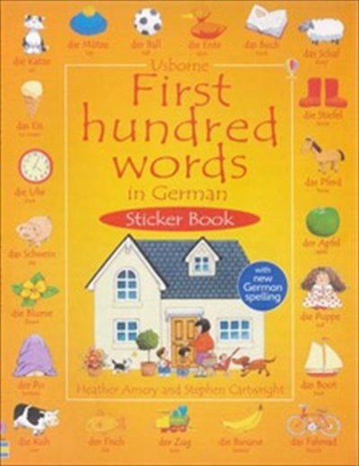 Front cover_First Hundred Words In German Sticker Book