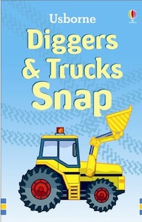 Front cover_Diggers And Trucks Snap (Usborne Snap Cards)