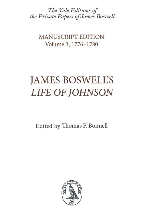 Front cover_James Boswell's Life of Johnson