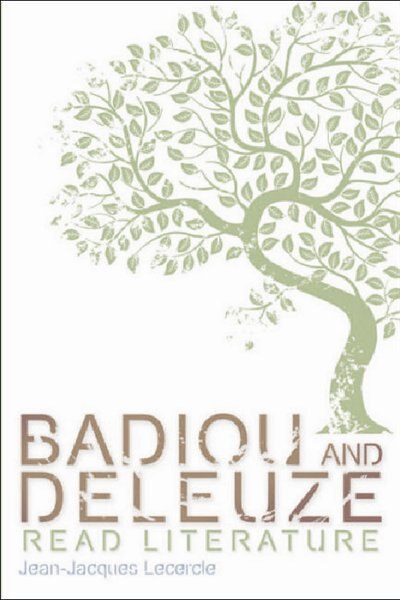 Front cover_Badiou and Deleuze Read Literature