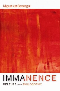 Front cover_Immanence - Deleuze and Philosophy