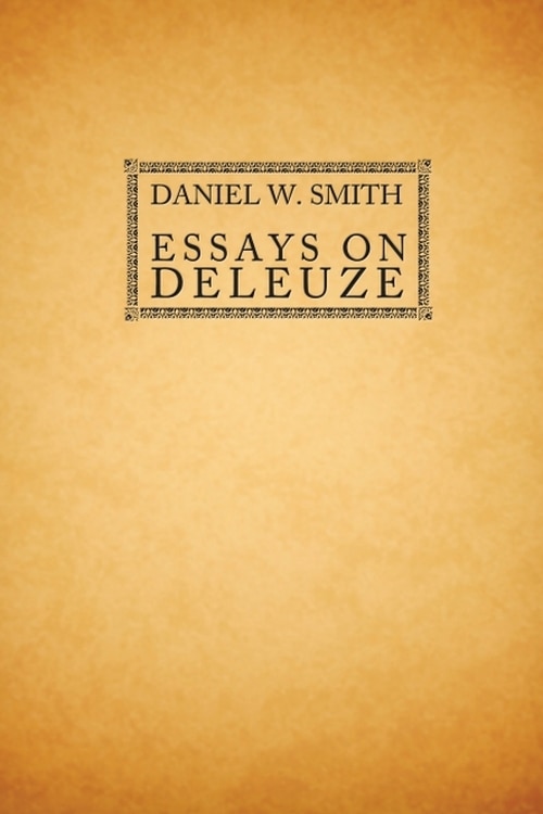 Front cover_Essays on Deleuze