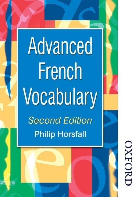 Front cover_Advanced French Vocabulary