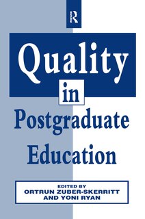 Front cover_Quality In Postgraduate Education