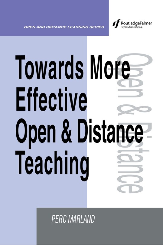 Front cover_Towards More Effective Open and Distance Learning Teaching