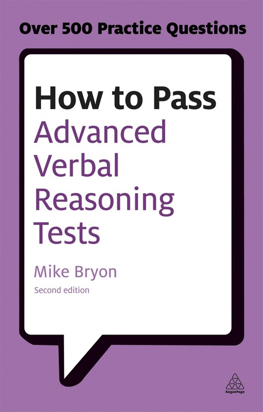 Front cover_How To Pass Advanced Verbal Reasoning Tests