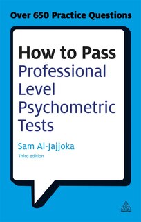Front cover_How To Pass Professional Level Psychometric Tests