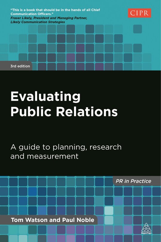 Front cover_Evaluating Public Relations