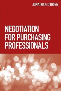Couverture_Negotiation For Purchasing Professionals