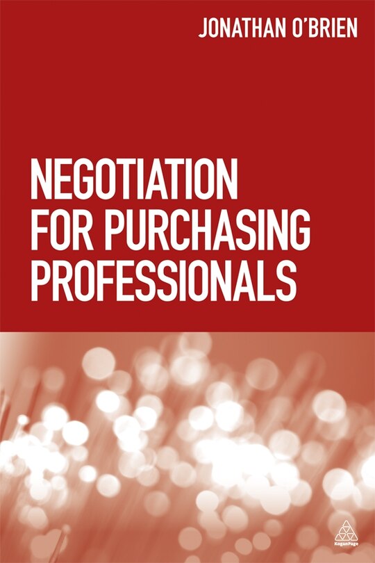 Couverture_Negotiation For Purchasing Professionals