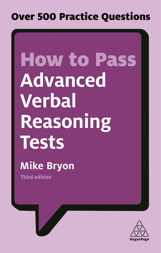 Couverture_How To Pass Advanced Verbal Reasoning Tests