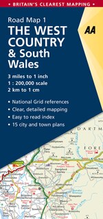Couverture_The West Country & South Wales Road Map