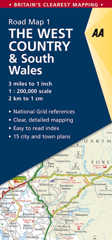 Couverture_The West Country & South Wales Road Map