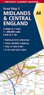 Couverture_Midlands & Central England Road Map