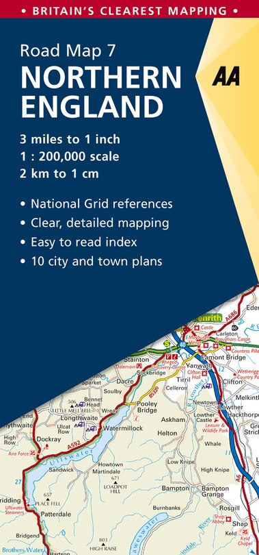 Front cover_Northern England Road Map