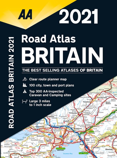 Aa Maps Route Planner Road Atlas Britain 2021, Book By Aa Publishing (Spiral Bound) |  Www.chapters.indigo.ca