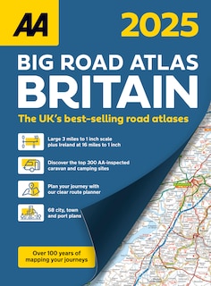 Front cover_AA Big Road Atlas Britain 2025 Spiral