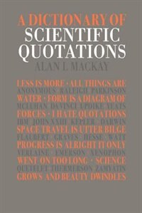 Couverture_A Dictionary of Scientific Quotations