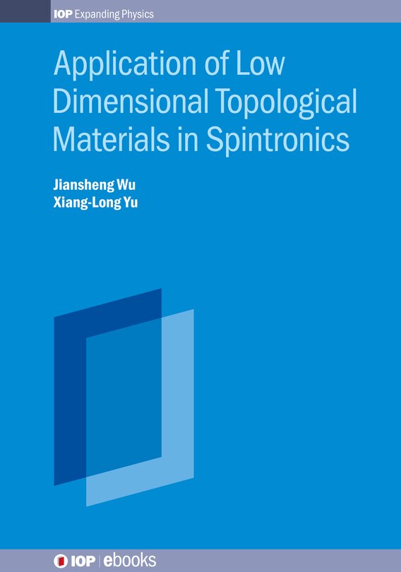 Couverture_Application Of Low Dimensional Topological Materials In Spintronics