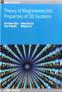 Couverture_Theory Of Magnetoelectric Properties Of 2d Systems