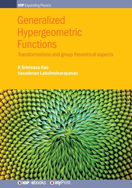 Front cover_Generalized Hypergeometric Functions