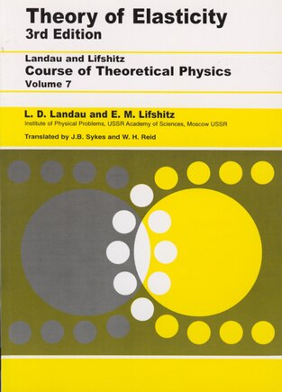 Theory of Elasticity: Volume 7