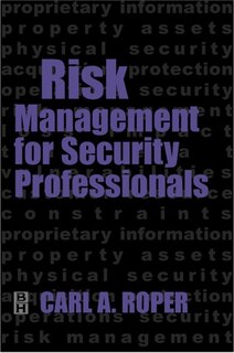 Couverture_Risk Management For Security Professionals
