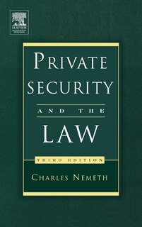 Front cover_Private Security and the Law