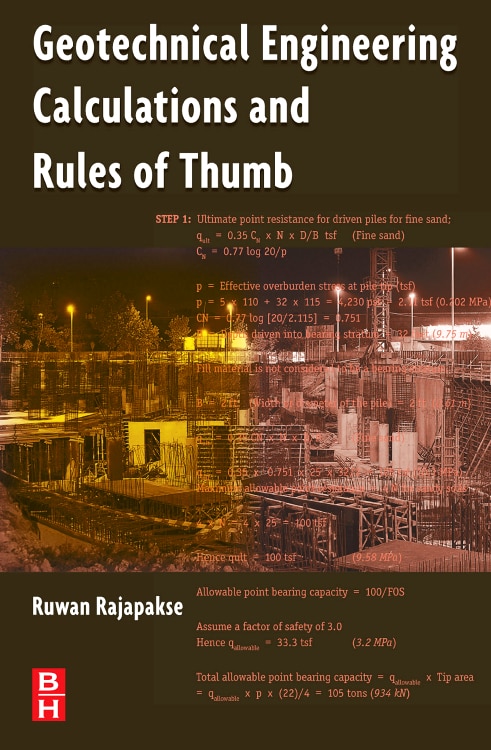 Couverture_Geotechnical Engineering Calculations and Rules of Thumb