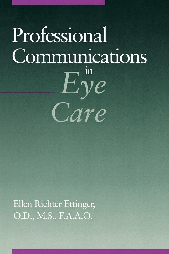 Couverture_Professional Communications in Eye Care