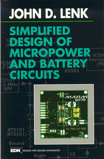 Front cover_Simplified Design of Micropower and Battery Circuits