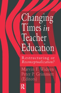 Front cover_Changing Times In Teacher Education