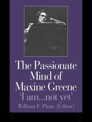 Front cover_The Passionate Mind of Maxine Greene