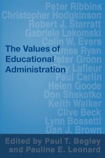 Couverture_The Values of Educational Administration