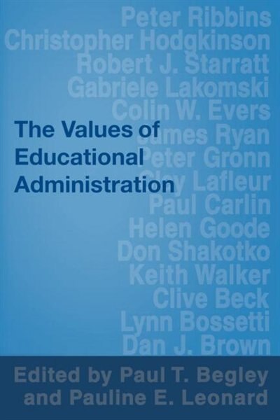 Couverture_The Values of Educational Administration