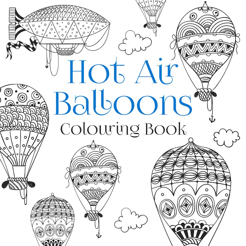 Couverture_Hot Air Balloons Colouring Book