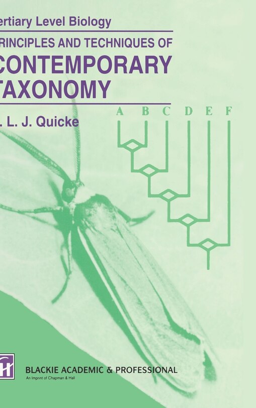 Front cover_Principles and Techniques of Contemporary Taxonomy