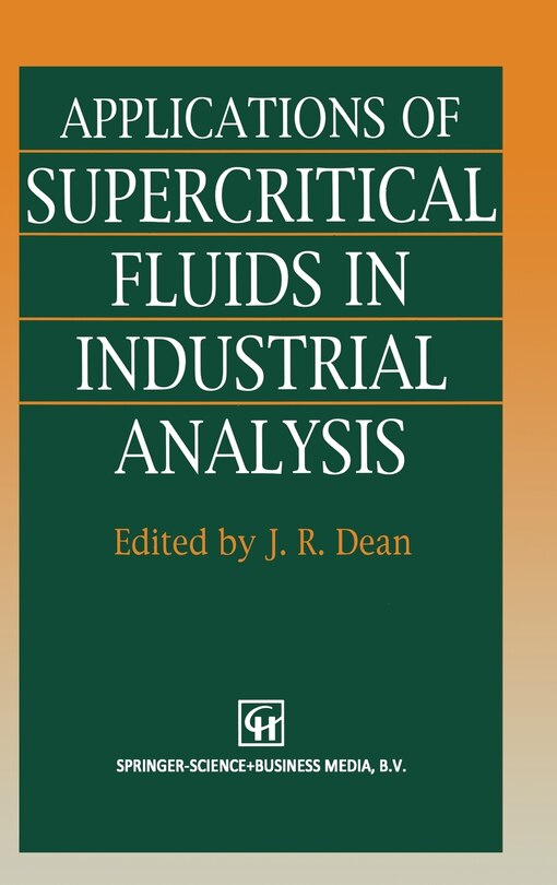 Front cover_Applications of Supercritical Fluids in Industrial Analysis