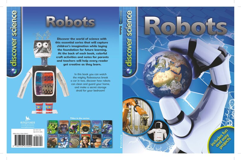 Couverture_Discover Science: Robots