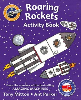 Front cover_Amazing Machines Roaring Rockets Activity Book