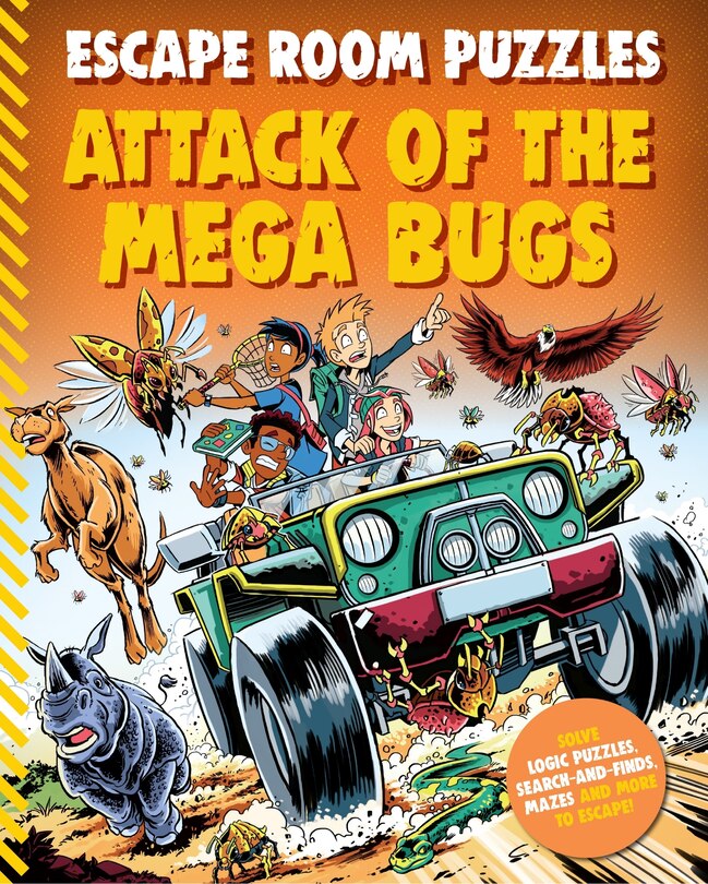 Couverture_Escape Room Puzzles: Attack of the Mega Bugs
