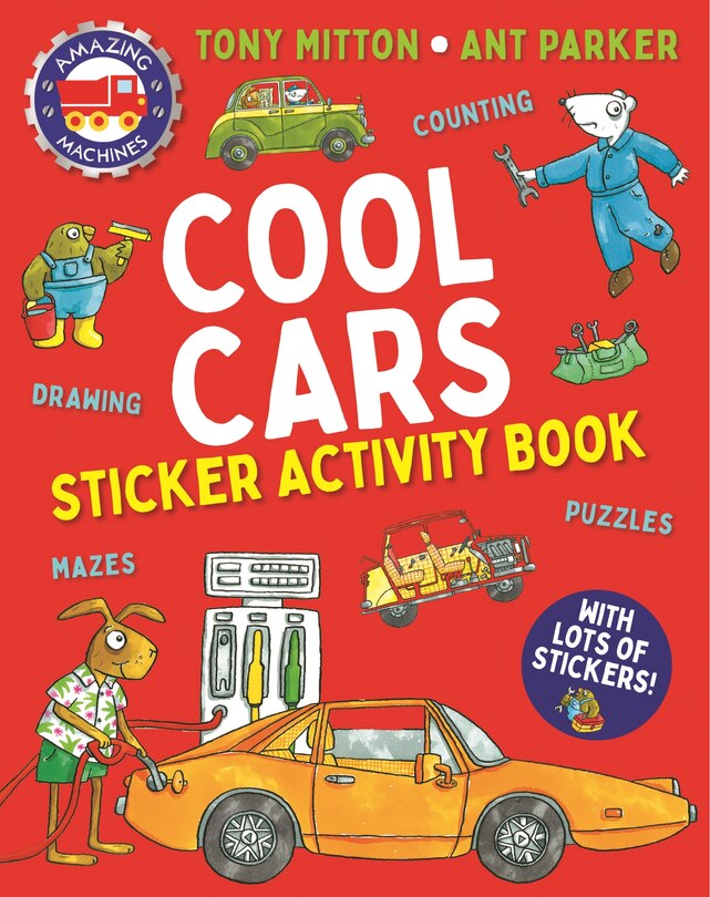 Front cover_Amazing Machines Cool Cars Activity Book
